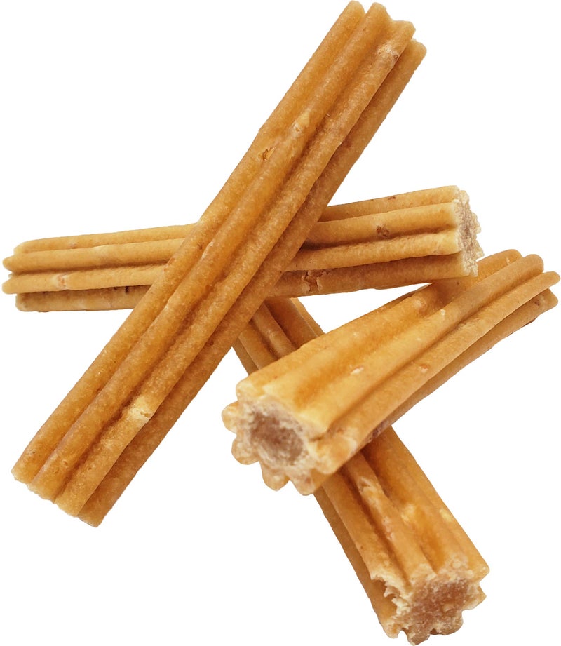 Himalayan Dog Chew مضغ هيمالايا للكلاب تشورو من جبن الياك، 100% طبيعي، يدوم طويلاً، خالي من الغلوتين، مكافآت صحية وآمنة للكلاب، خالية من اللاكتوز والحبوب، غنية بالبروتين، بنكهة زبدة الفول السوداني الحقيقية، 4 تشوروس لكل كيس - Image 3